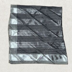 Vintage Fendi 100% Silk Scarf, 37”–41” – Excellent Condition